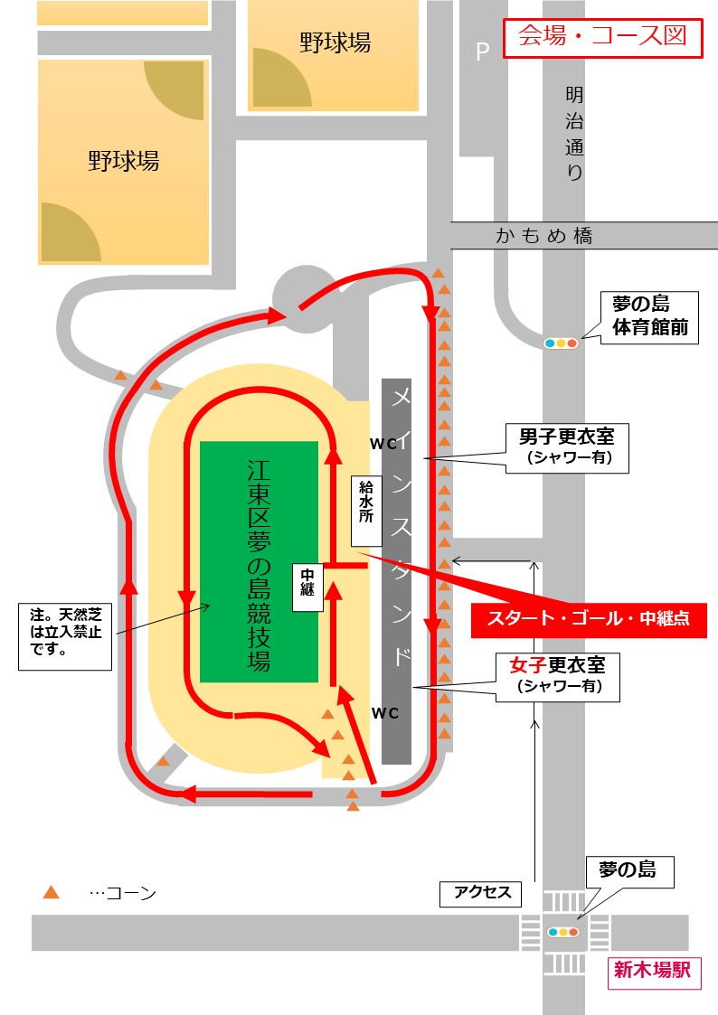 コースマップ１周1.4km